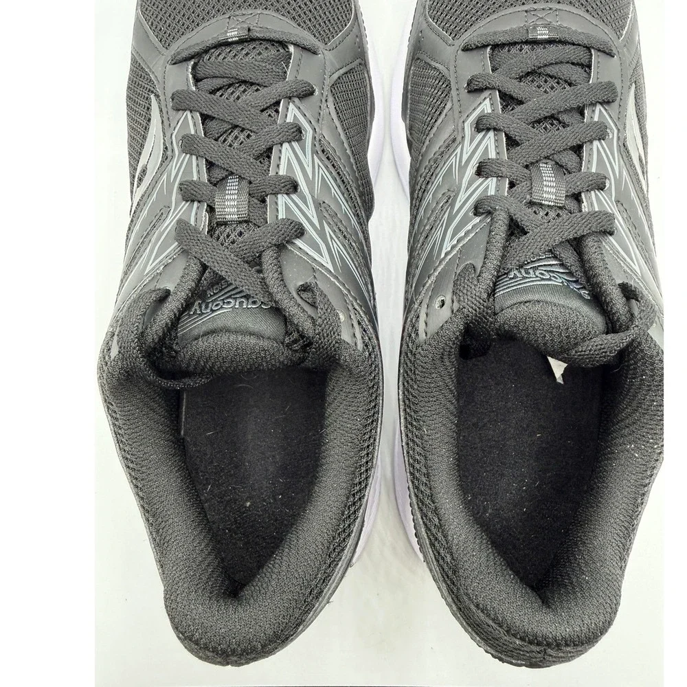 Saucony Cohesion 14 Men's Running Shoes S20629-1 Black White Sneakers Size 11 W‎